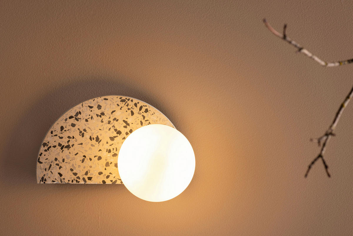 VÄGGLAMPA 11/13/20 cm   - vit, Basics, glas (11/13/20cm) - Livetastic