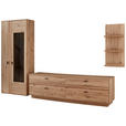 WOHNWAND  in Eiche Artisan  308,6/206/50 cm  - Anthrazit/Eiche Artisan, KONVENTIONELL, Glas/Holzwerkstoff (308,6/206/50cm) - Xora