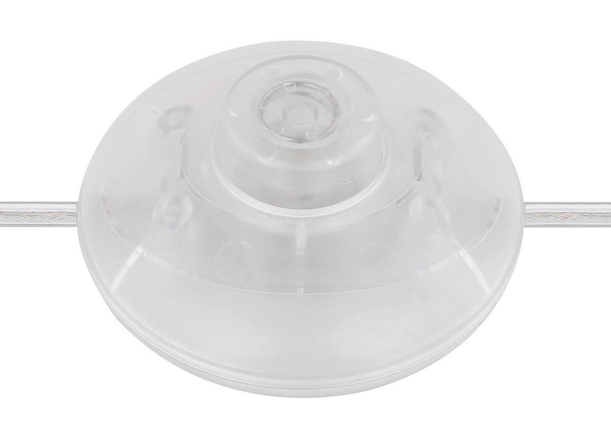 LED-STEHLEUCHTE 28,5/155 cm   - Schwarz, Design, Glas/Metall (28,5/155cm) - Dieter Knoll