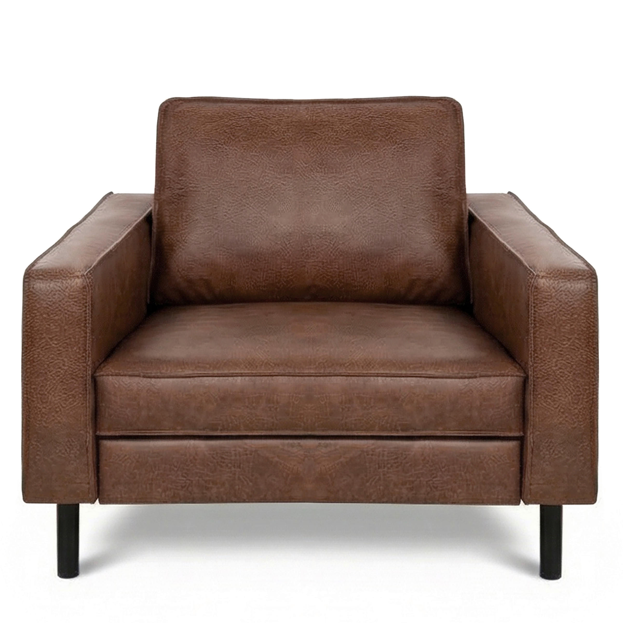 SESSEL in Braun  - Braun, Design (88/85/92cm) - Livetastic