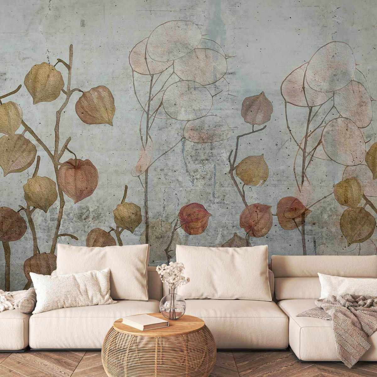 FOTOTAPETE  - Blau/Braun, LIFESTYLE, Textil (250/175cm) - artgeist