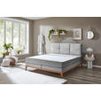 BOXSPRINGBETT 180/200 cm  in Hellgrau  - Eichefarben/Hellgrau, KONVENTIONELL, Holz/Textil (180/200cm) - Carryhome