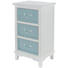 KOMMODE furniert Hellblau, Weiß - Weiß/Hellblau, LIFESTYLE, Holz/Metall (45/82/34cm) KOMMODE furniert Hellblau, Weiß - Weiß/Hellblau, LIFESTYLE, Holz/Metall (45/82/34cm)