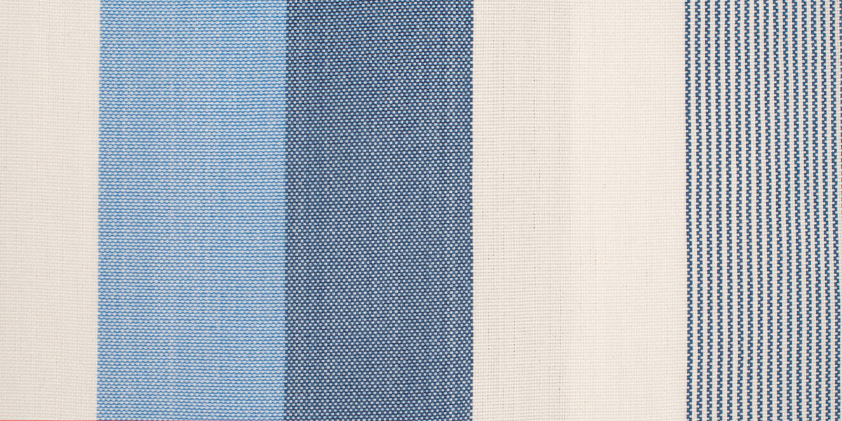 HÄNGEMATTE double outdoor  - Blau/Weiß, KONVENTIONELL, Textil (160/350cm) - La Siesta