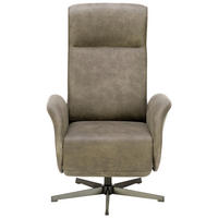 POČIVALNIK,  siva kovina, tekstil - črna/siva, Design, kovina/tekstil (73/77-111/82-160cm) - Xora