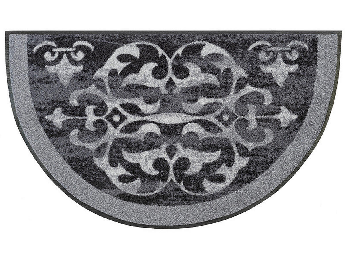 FUßMATTE  50/85 cm  Grau  - Grau, KONVENTIONELL, Kunststoff/Textil (50/85cm) - wash+dry