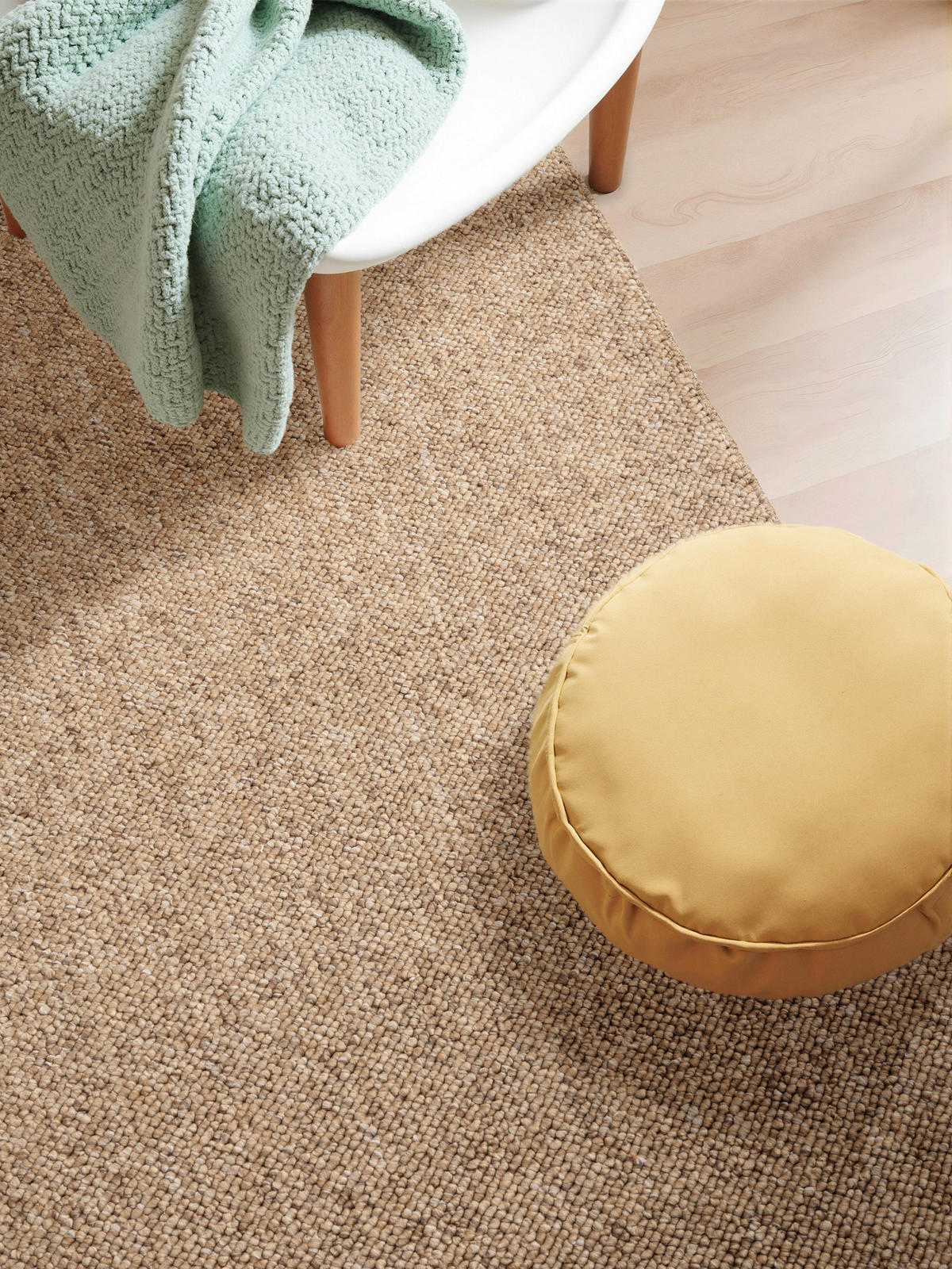 TUFTTEPPICH 120/170 cm Rocco Hellbraun  - Hellbraun, Basics, Kunststoff (120/170cm) - Elle Decoration