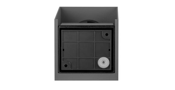 LED-WANDLEUCHTE Atlas 10/10/10 cm  - Dunkelgrau, Basics, Kunststoff/Metall (10/10/10cm) - Novel