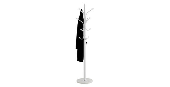 KLEIDERSTÄNDER in Weiß 40/177/40 cm - Weiß, Design, Stein/Metall (40/177/40cm) - Carryhome