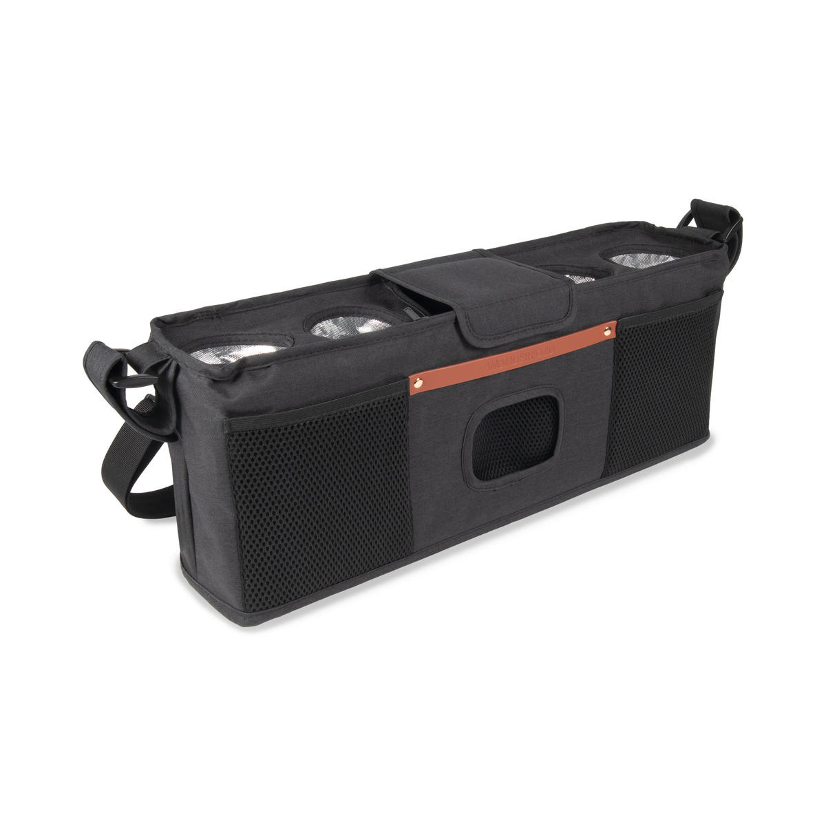 BUGGY-ORGANIZER Parent Console  - Schwarz, Basics, Textil (13.34/59.69/15.88cm) - WONDERFOLD