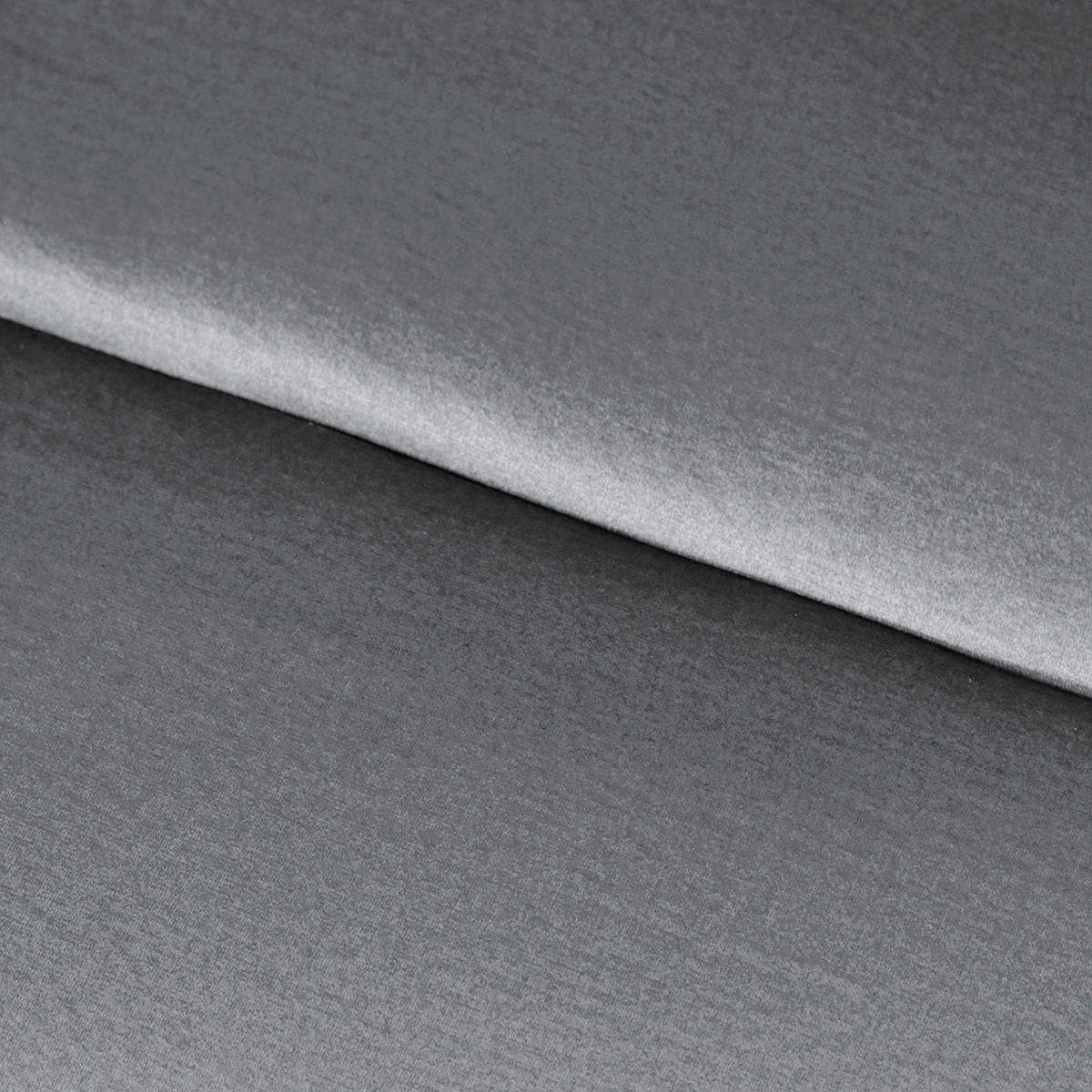 RELAXLIEGE SWING Samt Anthrazit  - Anthrazit/Silberfarben, Design, Textil/Metall (65/65-95/171cm) - Livetastic