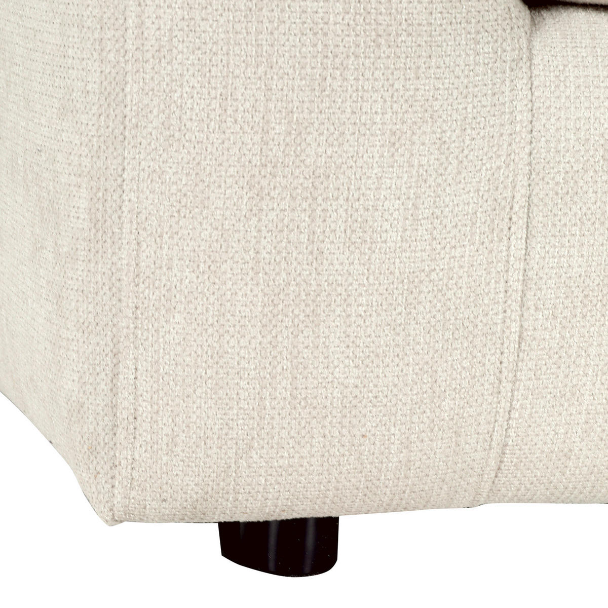 HÖRNSOFFA i flatväv cremefärgad  - svart/cremefärgad, Design, textil/plast (235/175cm) - MID.YOU