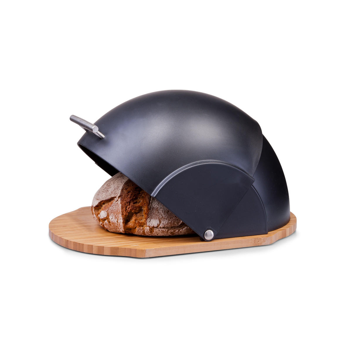 BROTKASTEN - Schwarz, Basics, Holz/Kunststoff (37/27/20cm) - Zeller Present