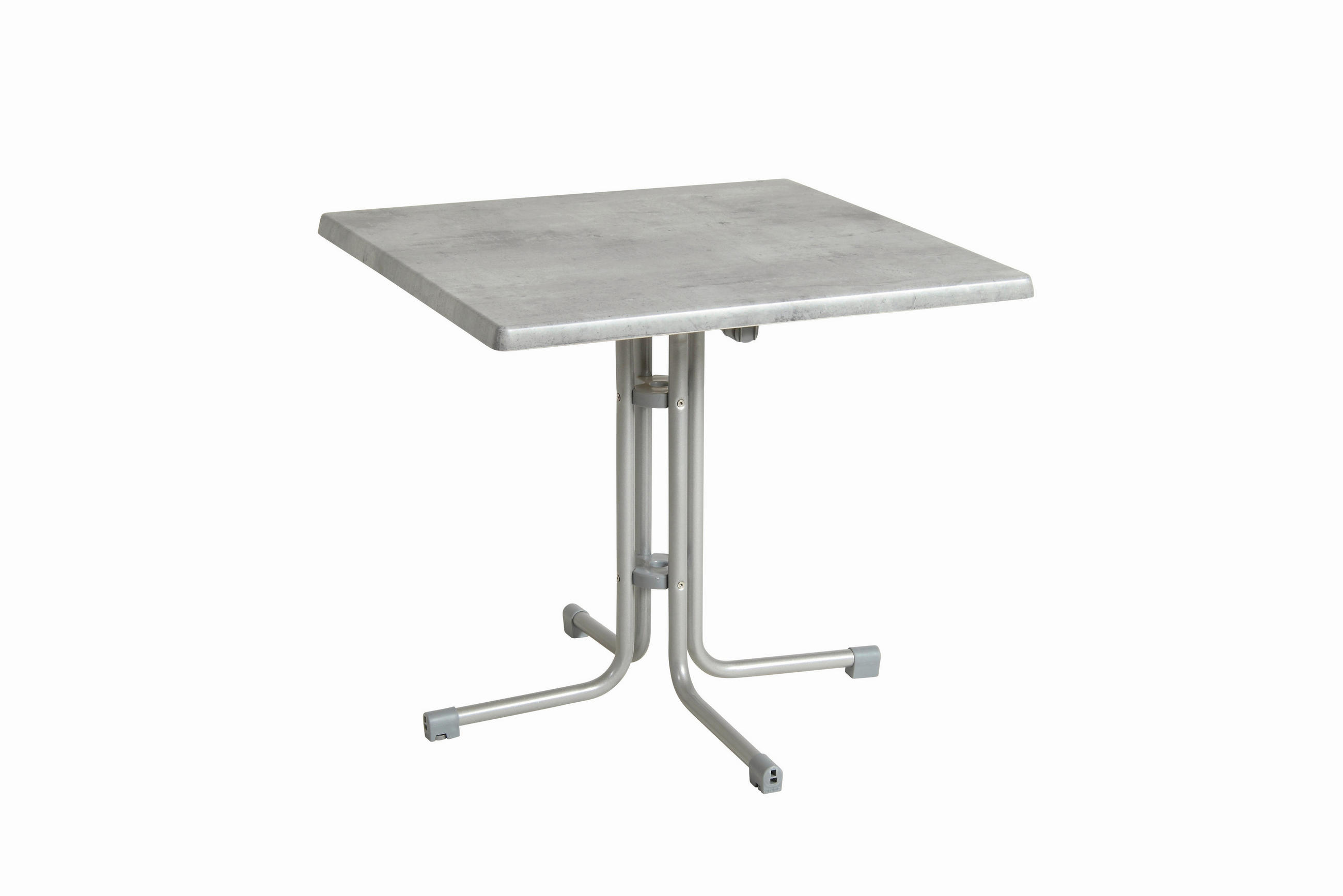 Gardenson Gartenklapptisch Grau, Platin 70x72x70 cm