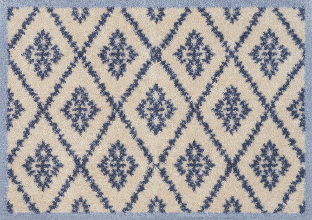 FUßMATTE 60/85 cm Caraway Neutral  - Beige, ROMANTIK / LANDHAUS, Kunststoff/Textil (60/85cm) - wash+dry