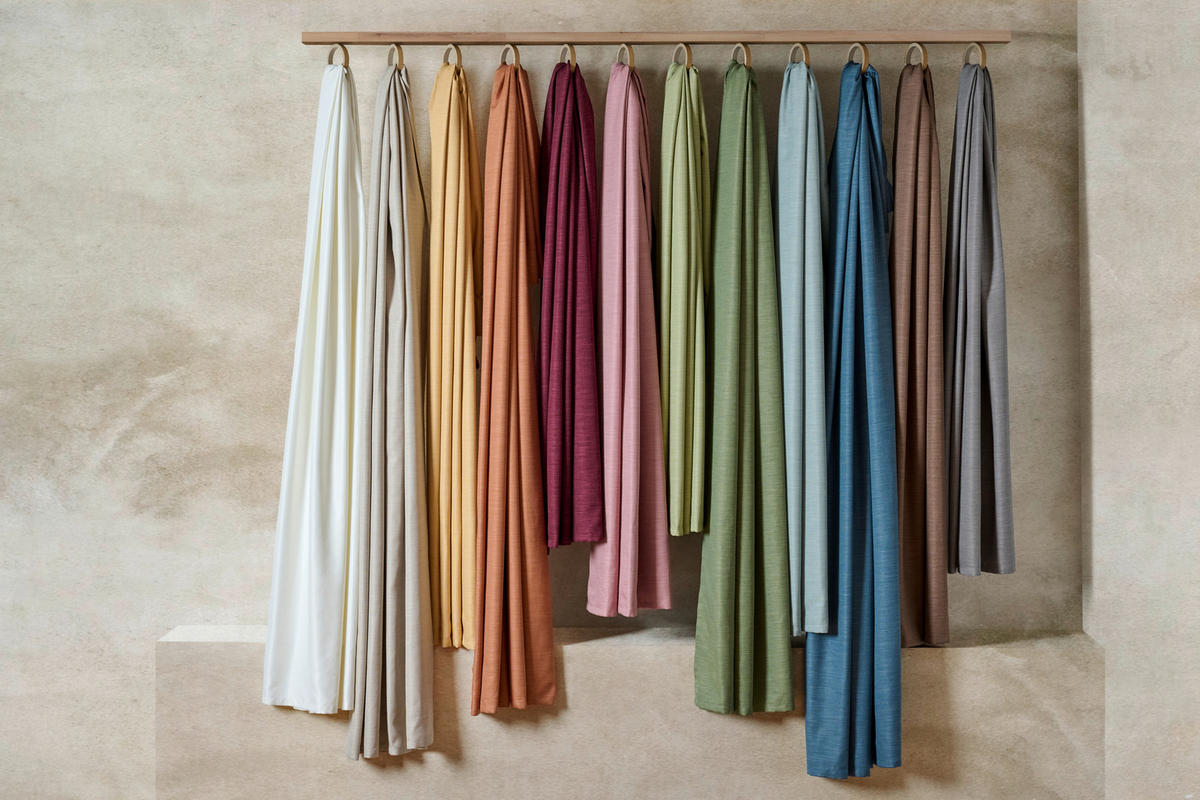 FERTIGVORHANG blickdicht  - Creme, Basics, Textil (140/255cm) - Novel