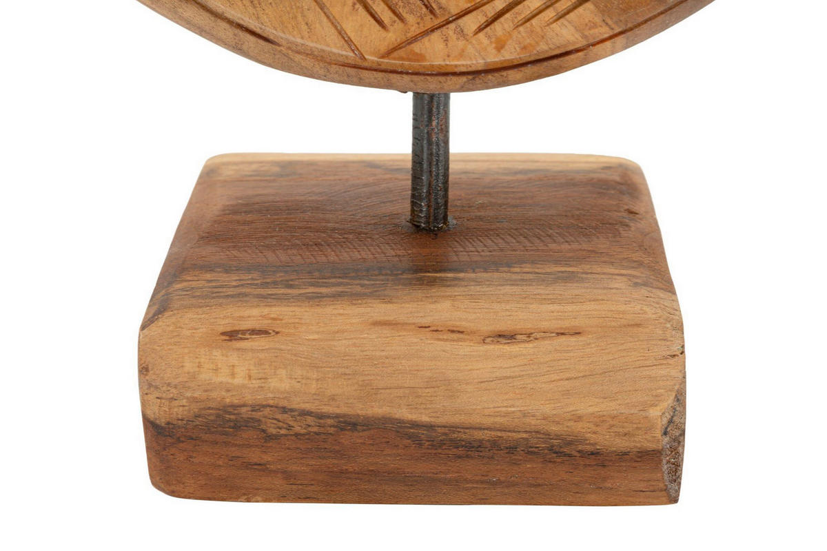 SKULPTUR - Braun, Basics, Holz (20/28/10cm)
