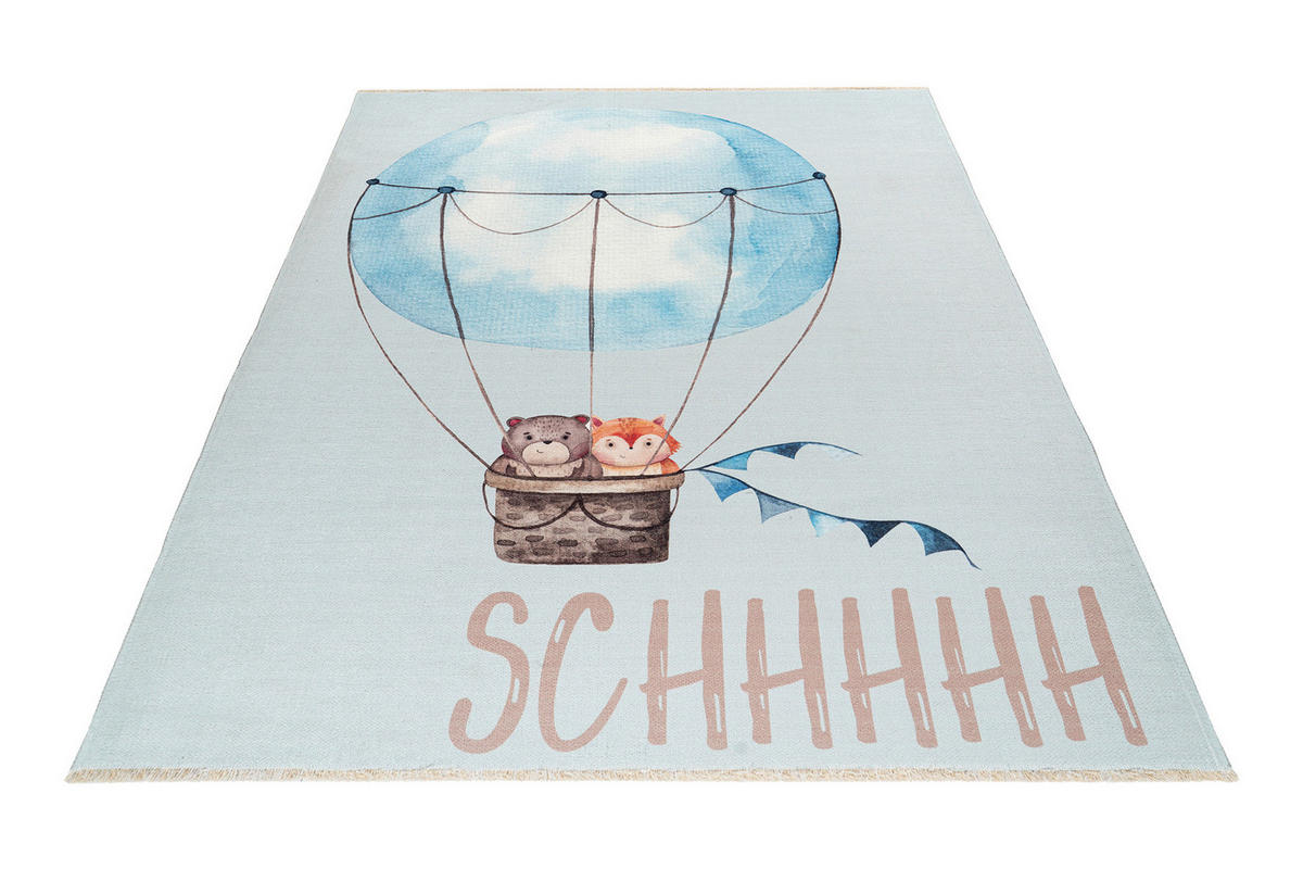 KINDERTEPPICH 115/170 cm My Greta  - Weiss/Grau, Trend, Textil (115/170cm) - Ben'n'jen