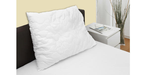 Kopfkissen Aloe Vera 70x90cm - Weiß, KONVENTIONELL, Textil (70/90cm) - Primatex