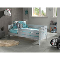 KINDER-/JUNIORBETT 70/140 cm  in Grau  - Naturfarben/Grau, MODERN, Holz/Holzwerkstoff (70/140cm) - Vipack