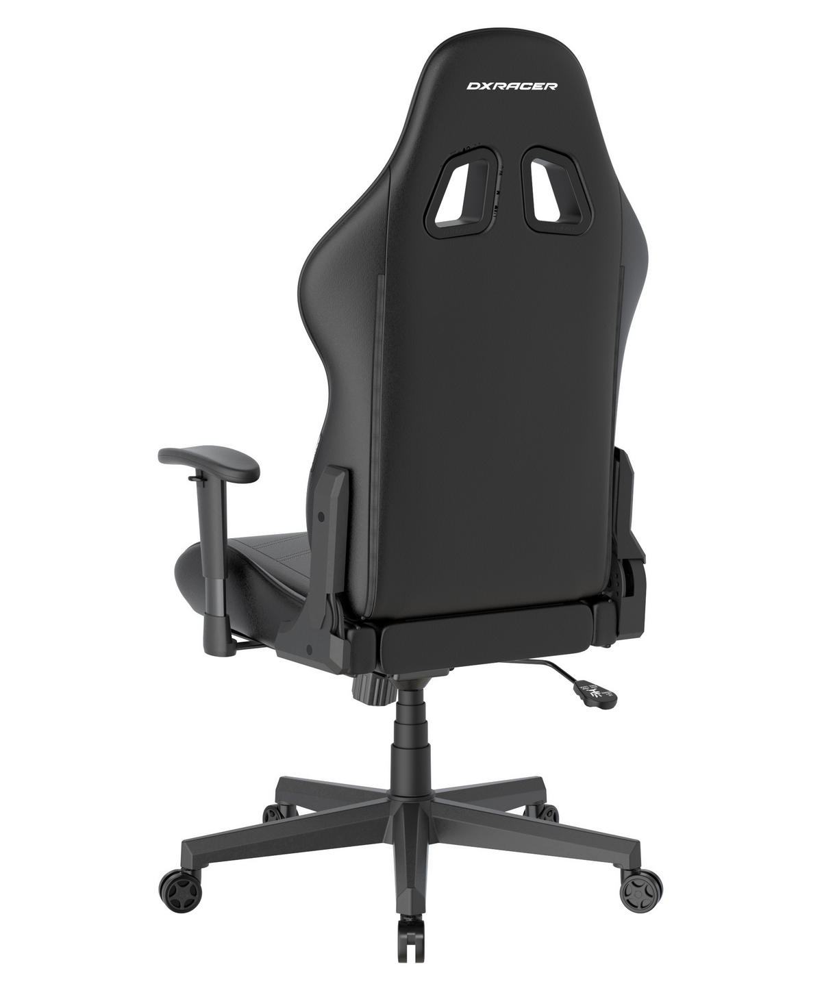 GAMINGSTUHL  in Lederlook Schwarz  - Schwarz/Weiß, KONVENTIONELL, Kunststoff/Textil (70/132/70cm) - Dxracer