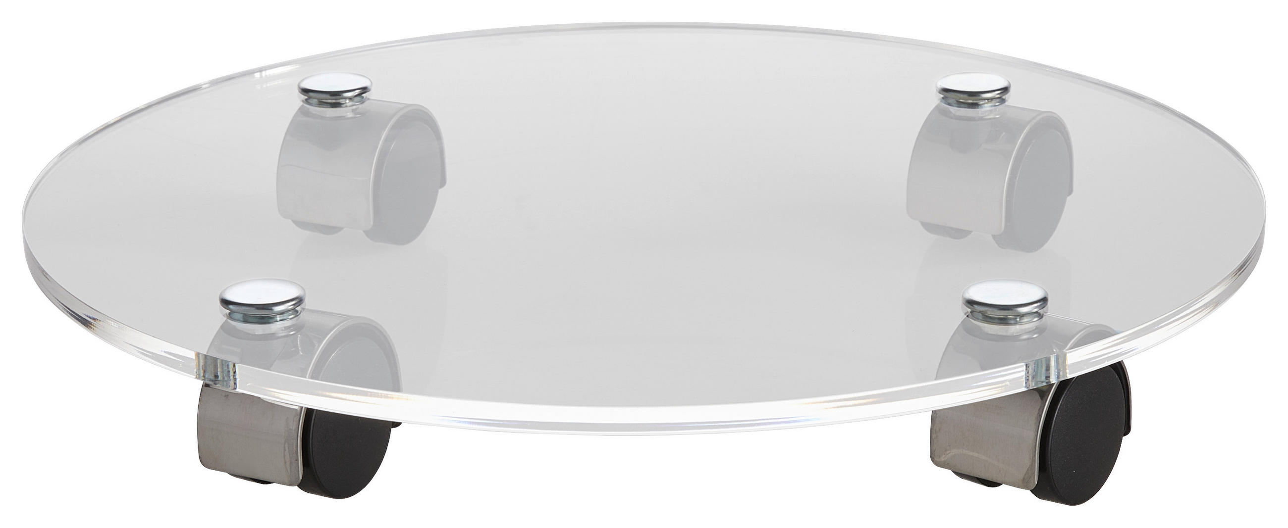 PFLANZENROLLER - Klar, Design, Kunststoff (35/5,8/35cm) - Xora