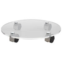 PFLANZENROLLER   - Klar, Design, Kunststoff (35/5,8/35cm) - Xora