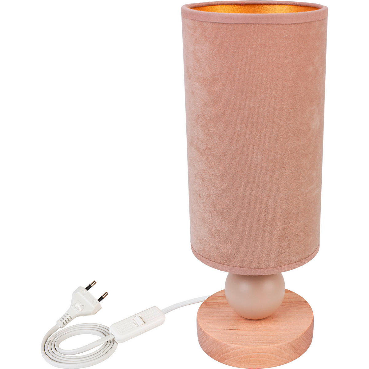 DĚTSKÁ STOLNÍ LAMPIČKA, 12/31,5 cm  - přírodní barvy/barvy zlata, Natur, dřevo (12/31,5cm)