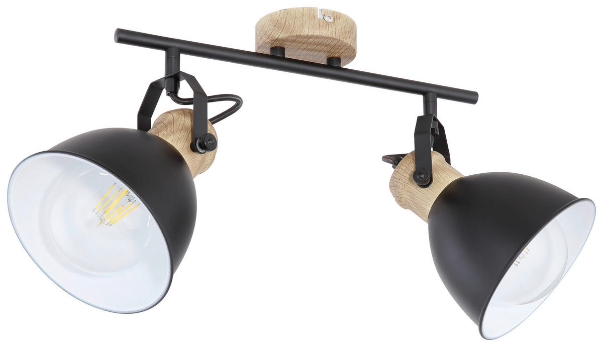 REFLEKTOR     35/15/21,5 cm          - črna/rjava, Basics, kovina (35/15/21,5cm) - Globo