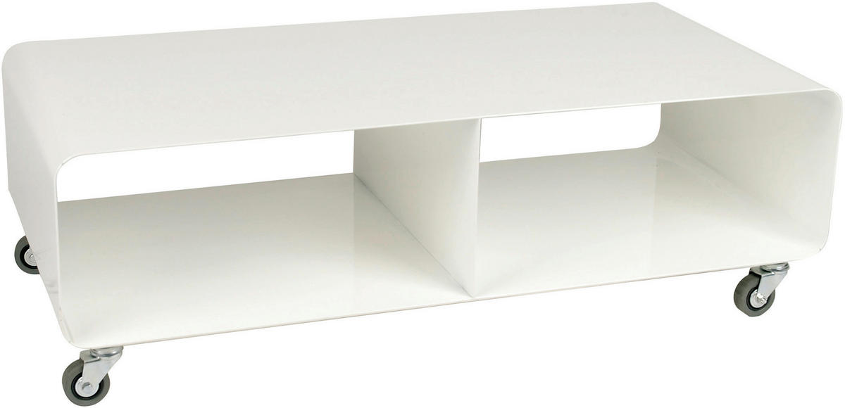 TV-ELEMENT 90/30/42 cm  - Weiß, Design, Kunststoff/Metall (90/30/42cm) - Kare-Design