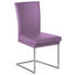 SCHWINGSTUHL Echtleder Lila - Lila, Design, Leder/Metall (47/95/57cm) - MUSTERRING