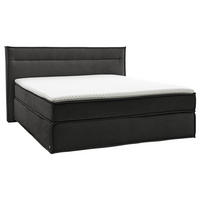 BOXSPRINGBETT 180/200 cm  in Schwarz  - Schwarz, Design, Textil (180/200cm) - Musterring