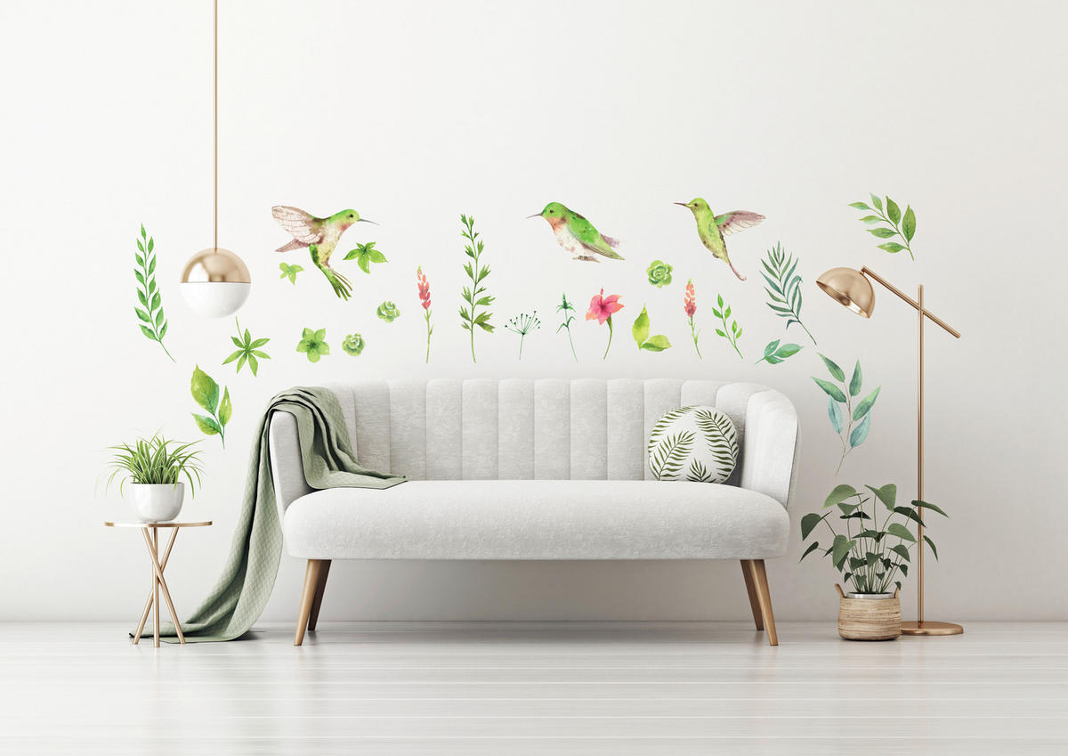 SAMOLEPKA NA ZEĎ - vícebarevná, Natur, plast (50/70cm) - Euroart