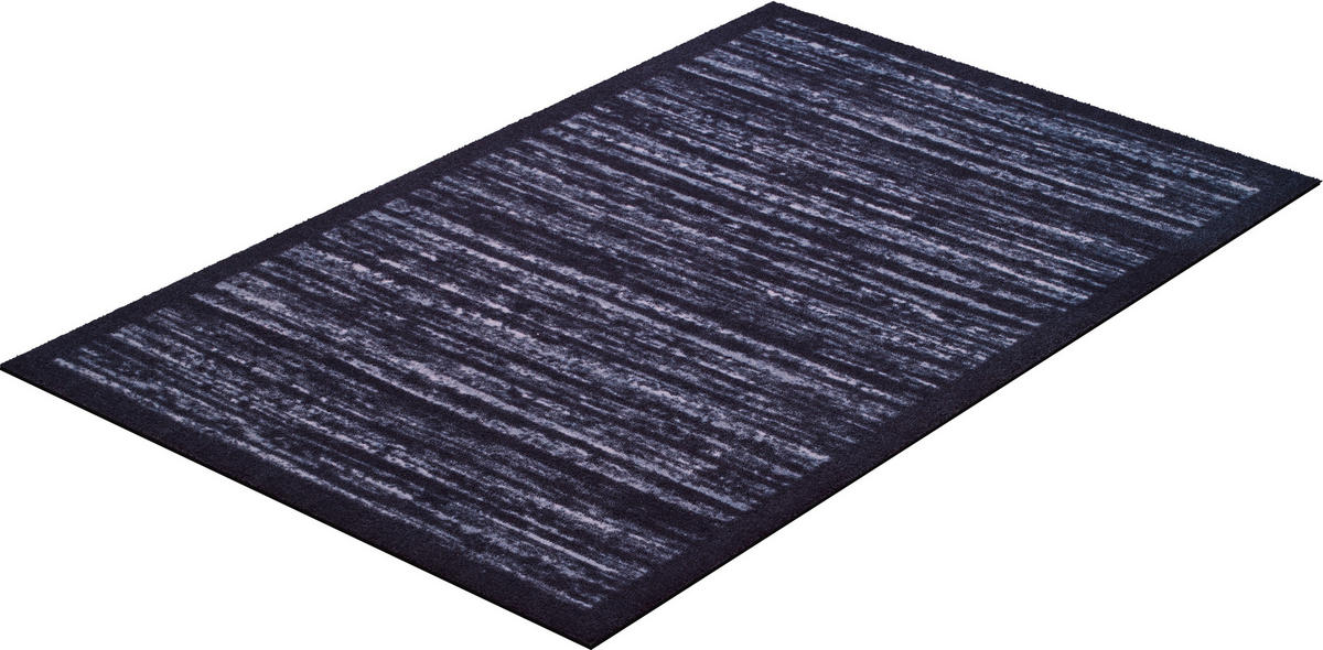 FUßMATTE 75/120 cm Hamada  - Anthrazit/Hellgrau, Design, Kunststoff/Textil (75/120cm) - Grund