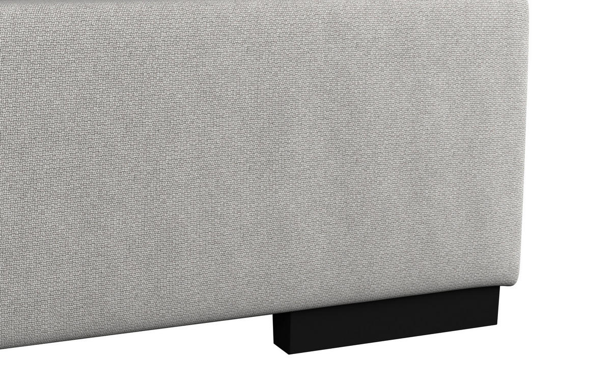 POSTELJA BOXSPRING   x  , les, umetna masa, tekstil siva  - siva/črna, Basics, umetna masa/tekstil (180/200cm) - Carryhome