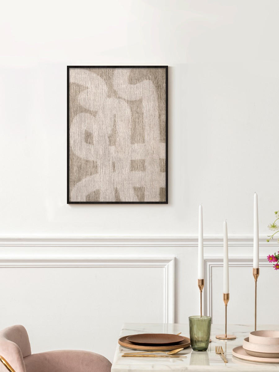 BILD 30/40/10 cm  - Beige/Schwarz, Basics, Holz/Kunststoff (30/40/10cm)