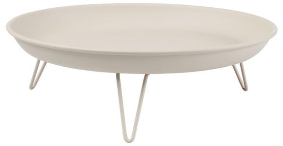 SERVIERTABLETT 30,5/10 cm - Grau, Trend, Metall (30,5/10cm) - Ambia Home