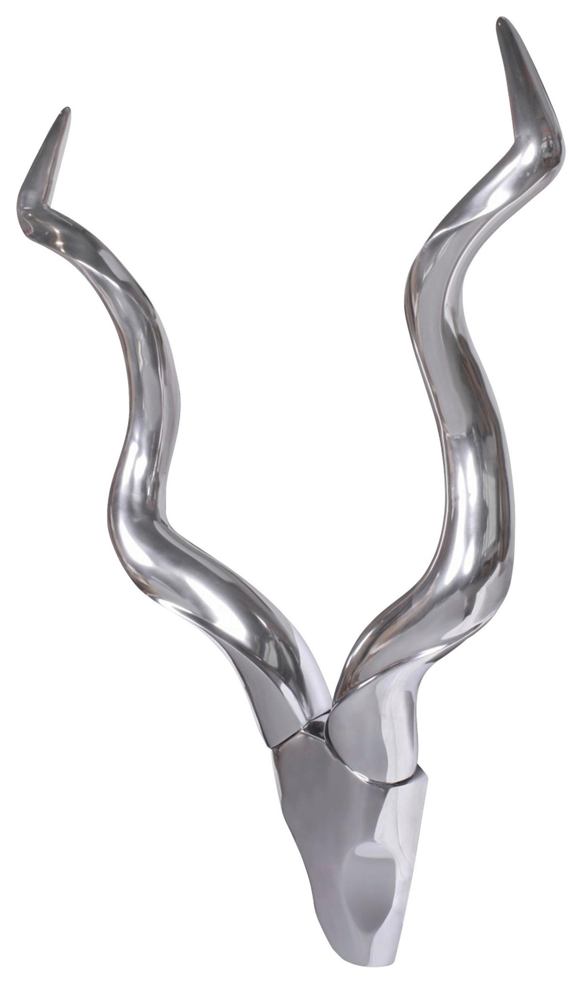 WANDDEKO  - Silberfarben, Modern, Metall (80/110/10cm) - MID.YOU