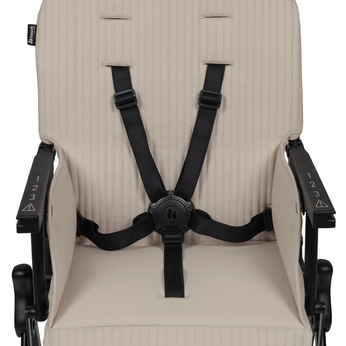 HOCHSTUHL Sit N Go  - Beige, Basics, Textil/Metall (60/103/72cm) - Hauck