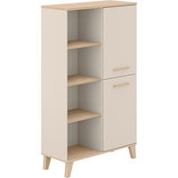 REGAL MALIO Naturfarben, Beige, Kaschmir  - Kaschmir/Beige, Design, Holzwerkstoff (94,80/160,90/39,60cm) - Paidi