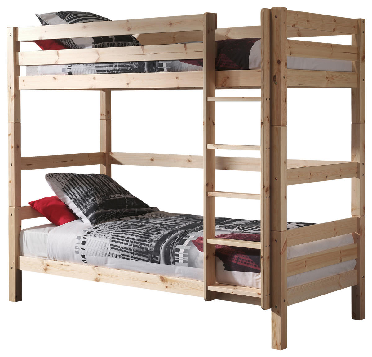 ETAGENBETT - Kieferfarben, MODERN, Holz (90/200cm) - MID.YOU