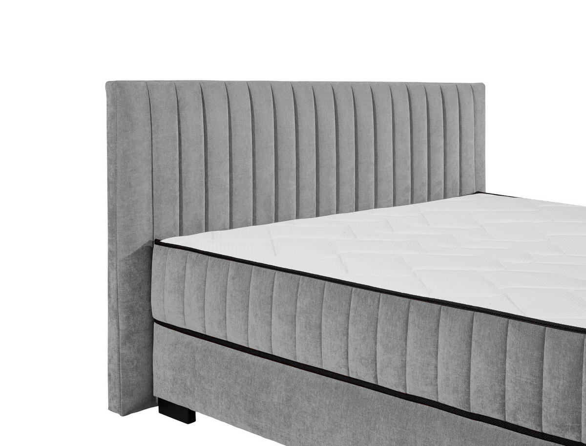 LIT COFFRE 180/200 cm  in Anthrazit  - noir/anthracite, Modern, textile/matière synthétique (180/200cm) - MID.YOU