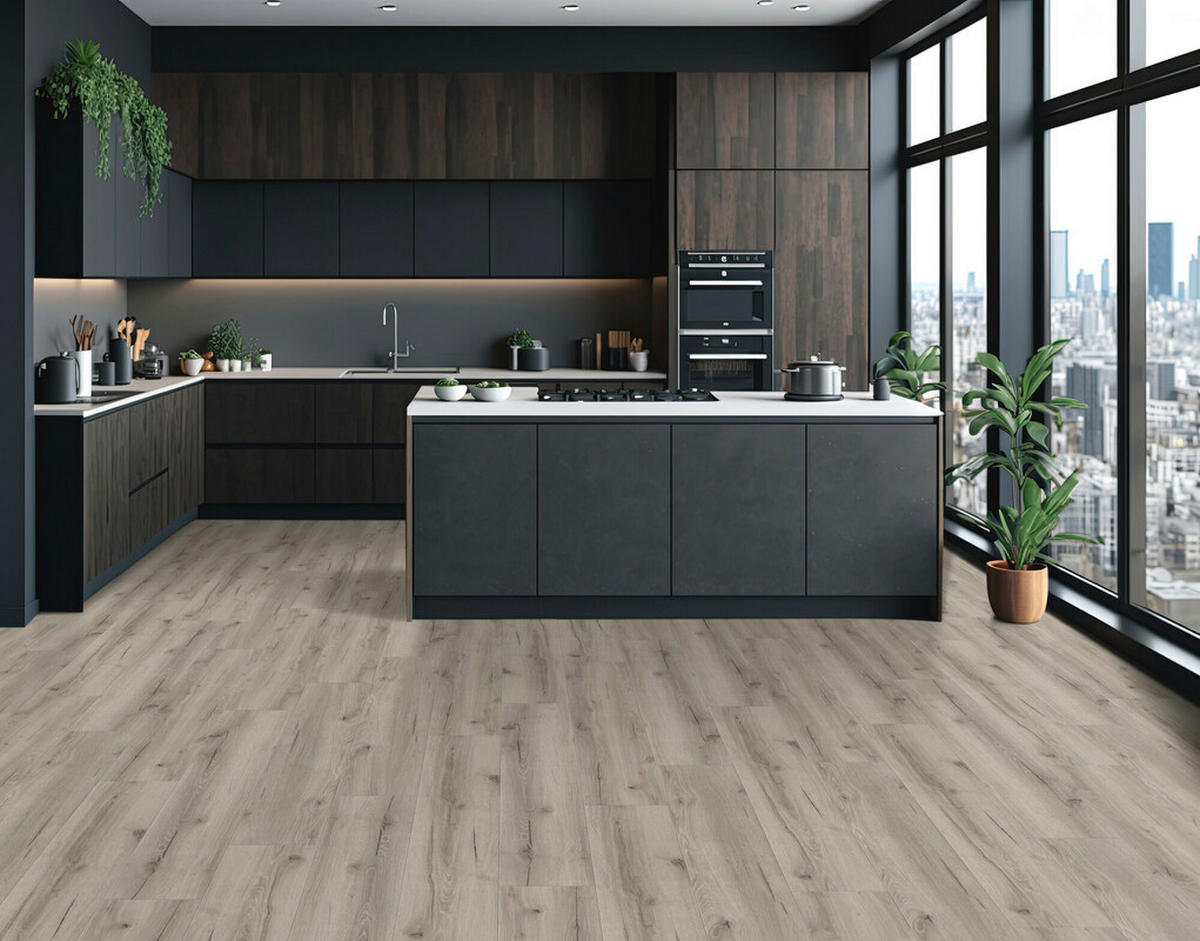 VINYLBODEN Novo Spa Eiche Dolomit 100054101  per  m² - Eichefarben, Design, Kunststoff (122/22,5/0,5cm) - Tilo