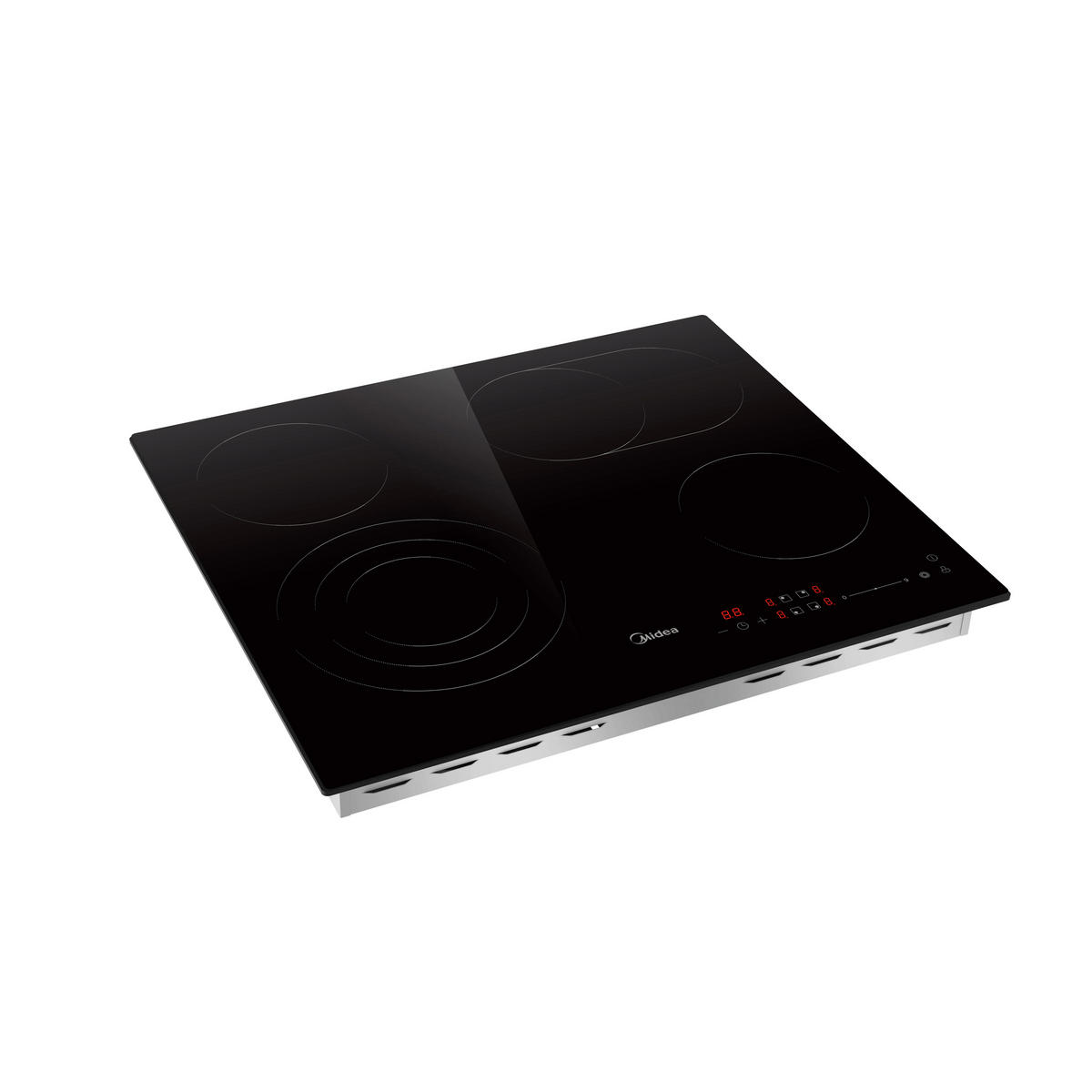 GLASKERAMIKKOCHFELD MCH731F218K0  - Schwarz, Basics, Glas/Metall (52/51/59cm) - Midea
