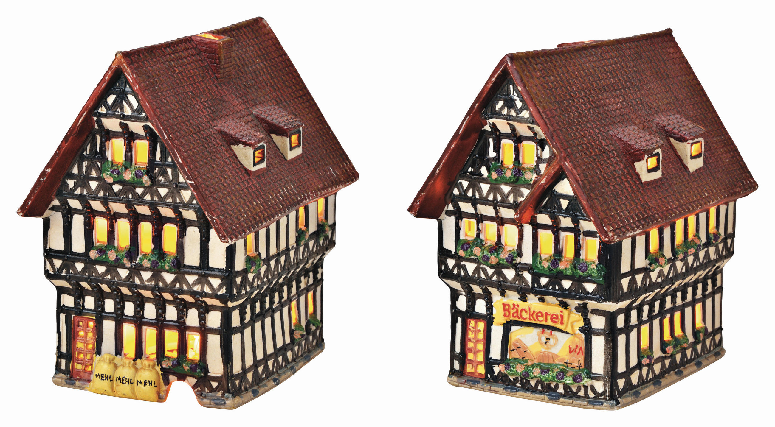 XXXLutz Dekohaus Mehrfarbig 11x16x17 cm