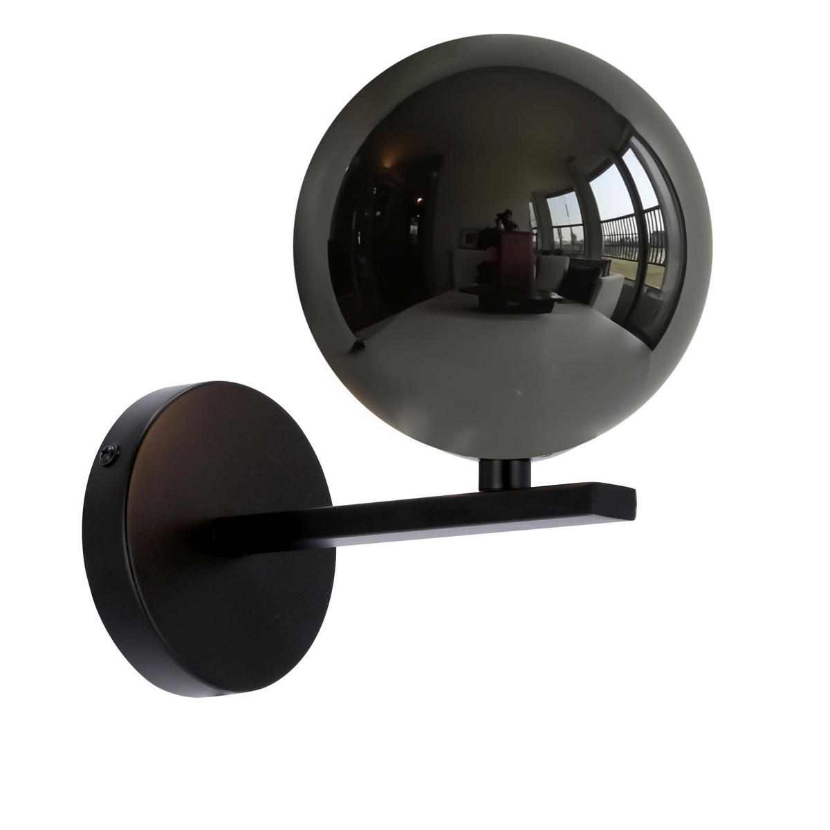 WANDLEUCHTE 20/12/19 cm   - Goldfarben/Graphitfarben, KONVENTIONELL, Metall (20/12/19cm)