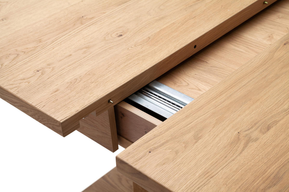 ESSTISCH in Holz, Holzwerkstoff 180-280/100/78 cm  - Eiche Bianco/Anthrazit, Design, Holz/Holzwerkstoff (180-280/100/78cm) - MID.YOU