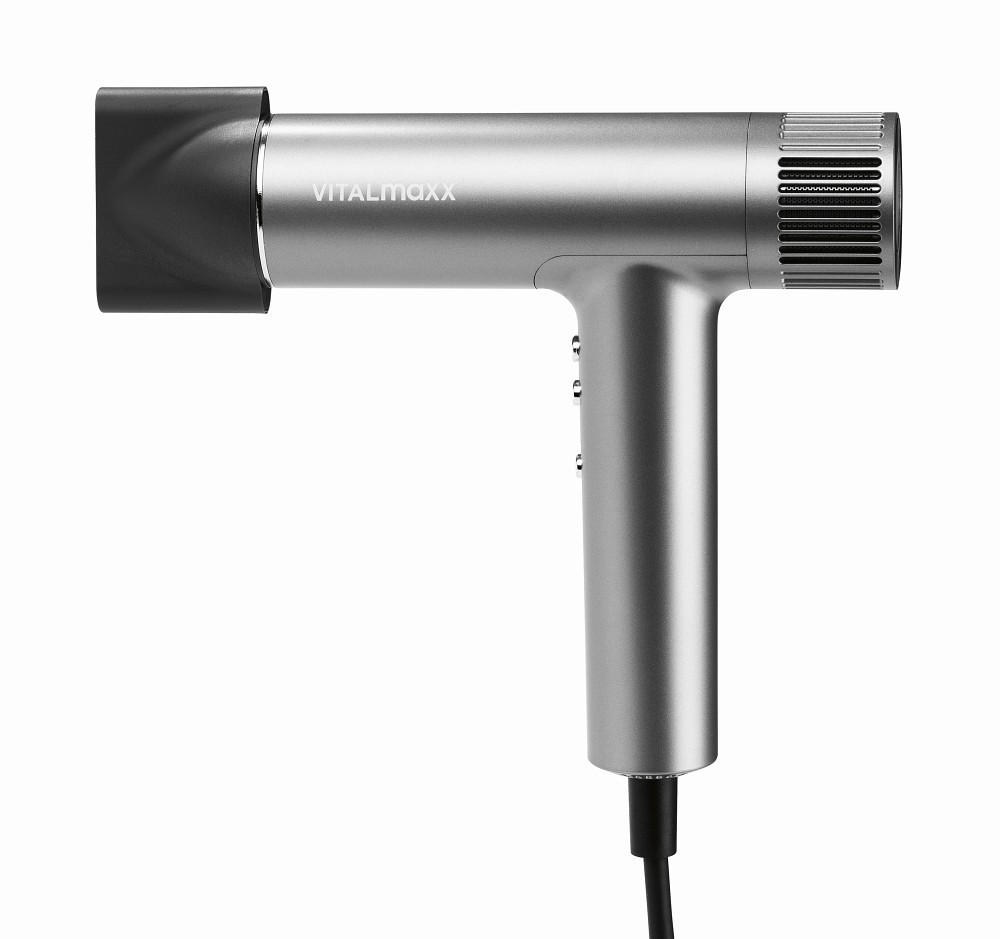 HAARTROCKNER STYLE&SHINE  - Silberfarben/Grau, Basics, Kunststoff/Metall (17,8/16,7/4,6cm)