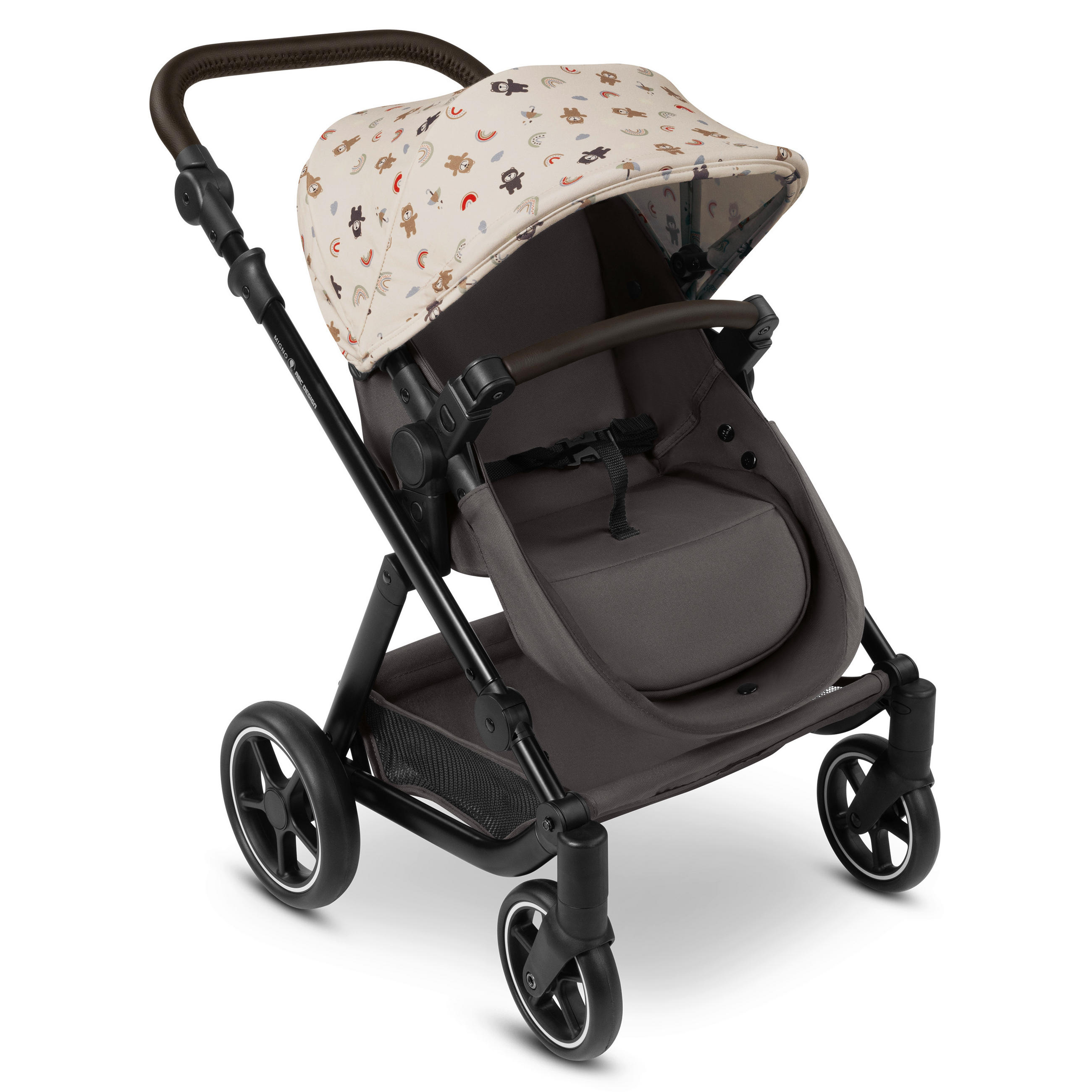 PUPPENWAGEN - Beige/Multicolor, Basics, Textil (62/45/67cm) - ABC Design