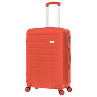 REISEKOFFER Rot  - Rot, Design, Kunststoff/Textil (76/49/29cm) - Novel